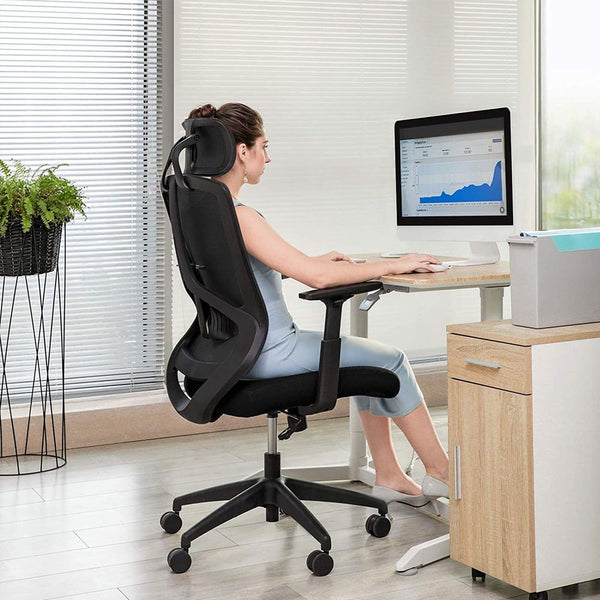 SONGMICS office chair with lumbar support