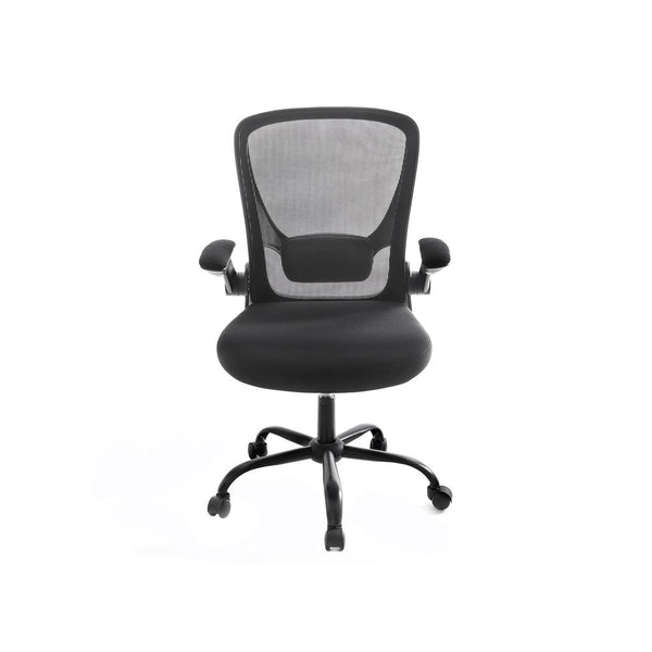 Songmics office chair, 53cm seat width with lumbar support