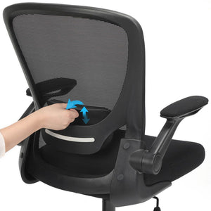 Songmics office chair, 53cm seat width with lumbar support