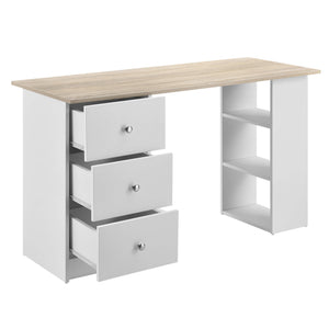 Schreibtisch Lemberg 120x50x72 cm Eiche-Optik