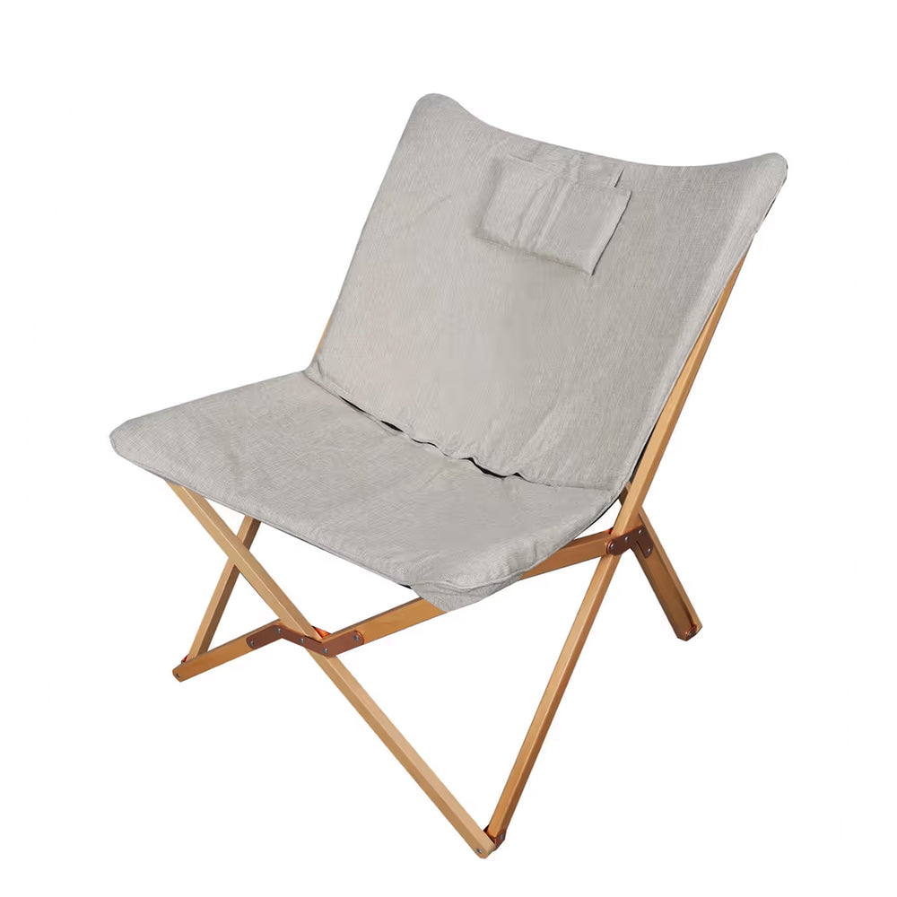 Poltrona Butterfly, legno, beige