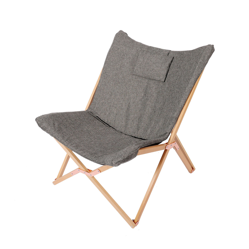 Sedia Butterfly, grigio legno