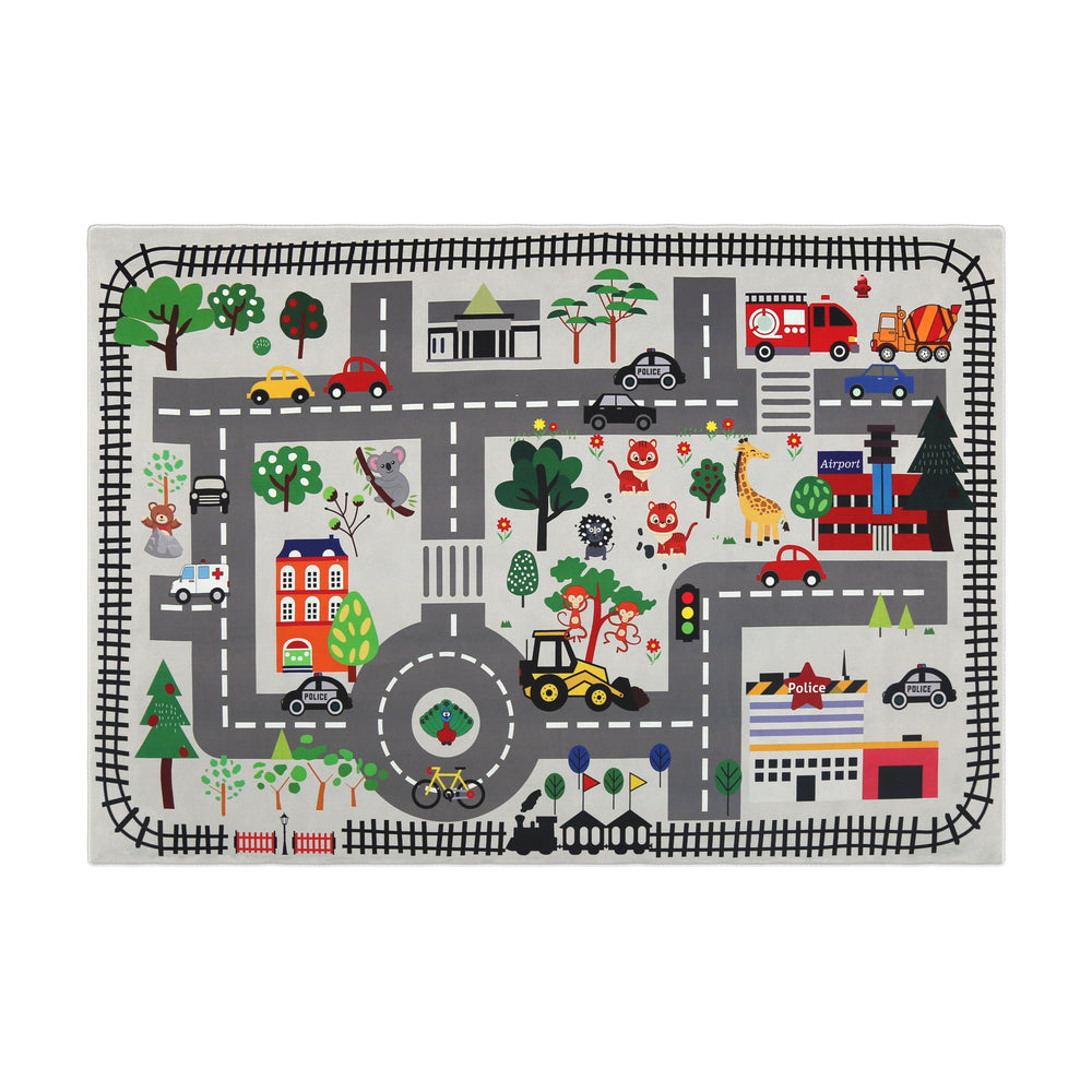 Tappetino da gioco ROAD 200 x 140 cm