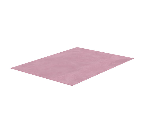 Kurzflor Teppich 160 x 220 cm rosa