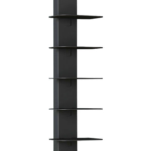 Bücherregal Eksjö 150x39x39cm Schwarz matt