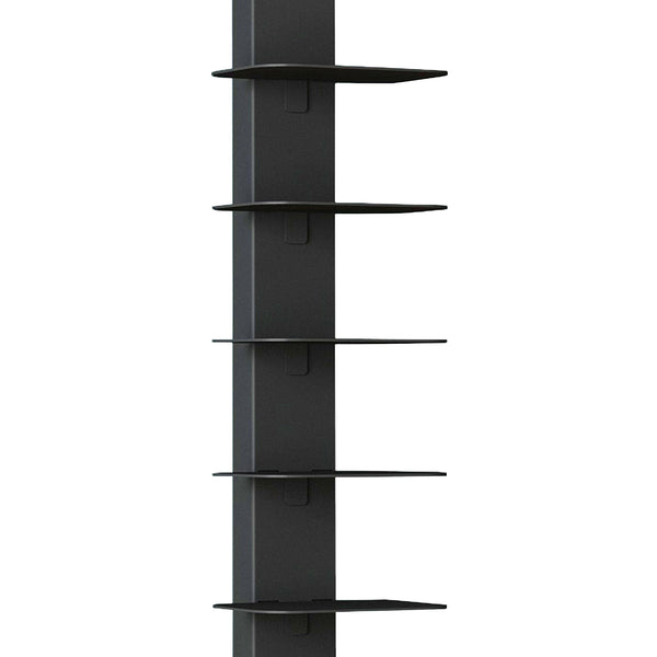 Bücherregal Eksjö 150x39x39cm Schwarz matt