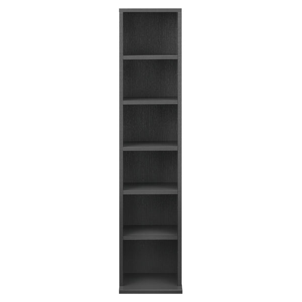Standregal Norman CD Regal mit 6 Fächern Dunkelgrau