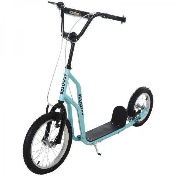 Tretroller Scooter Cityroller Kinder Mädchenroller verstellbar Aluminium Blau
