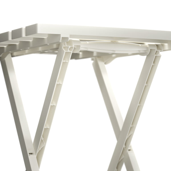 Beistelltisch klappbar 2er Set weiss