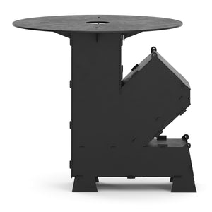 Raketenofen mit Grillplatte 34 x 15 x 53 cm