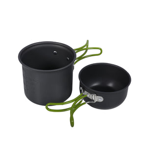 Set di pentole da campeggio, 2 pezzi