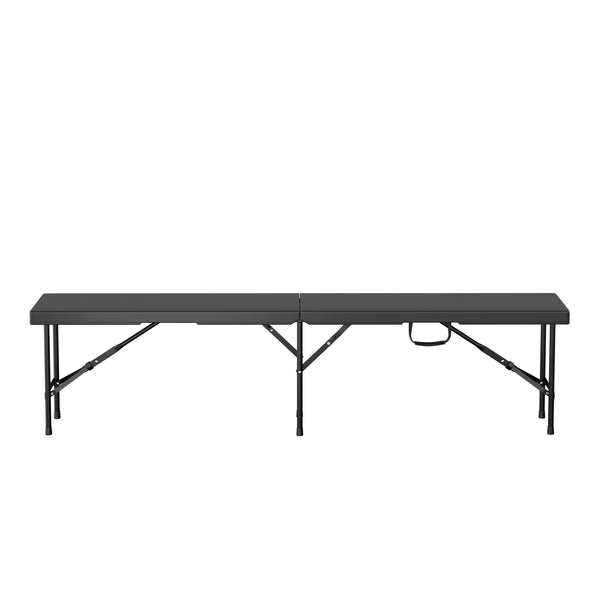 Campingbank klappbar 180 cm schwarz