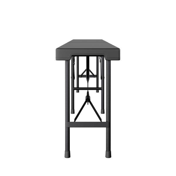 Campingbank klappbar 180 cm schwarz
