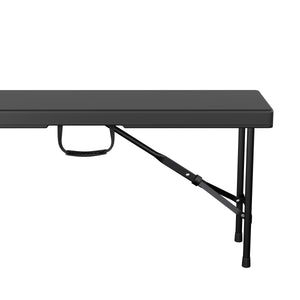 Campingbank klappbar 180 cm schwarz