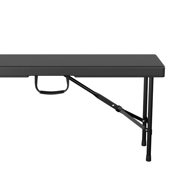 Campingbank klappbar 180 cm schwarz
