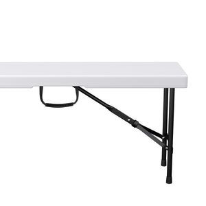 Campingbank klappbar 180 cm weiss