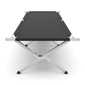 Lit de camping pliant EMERY anthracite