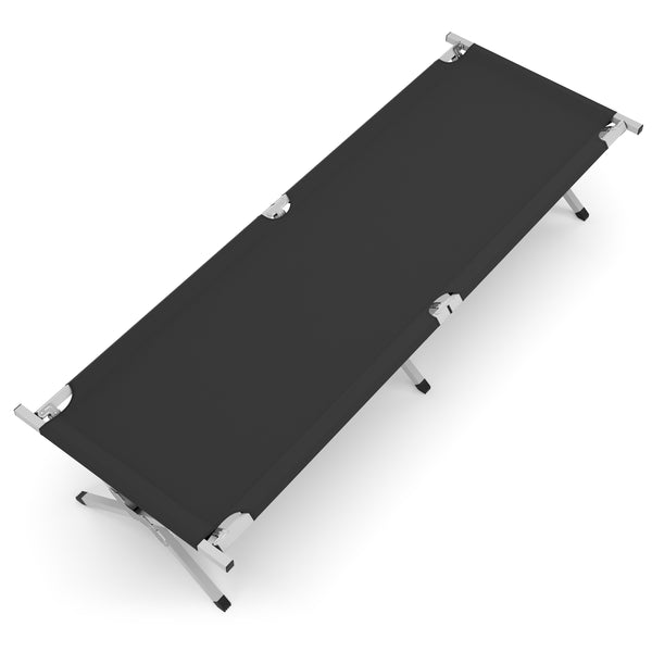 Lit de camping pliant EMERY anthracite