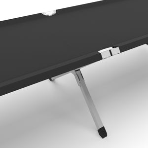 Lit de camping pliant EMERY anthracite