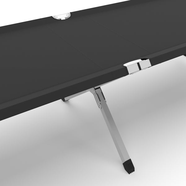Lit de camping pliant EMERY anthracite
