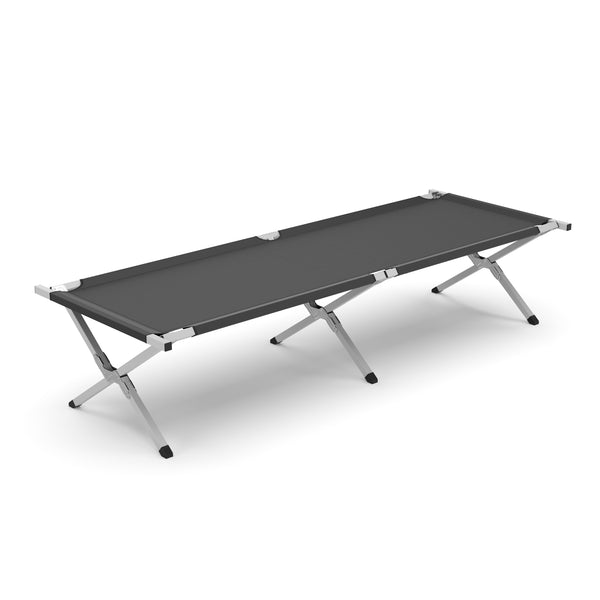 Lit de camping pliant EMERY anthracite