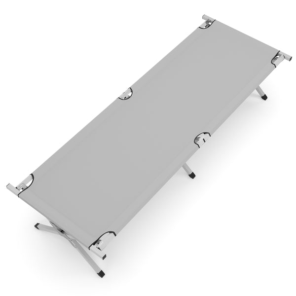 Letto da campeggio pieghevole EMERY grigio