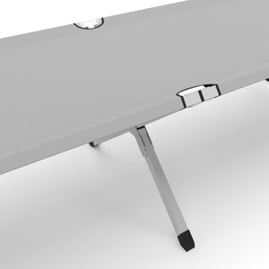 Letto da campeggio pieghevole EMERY grigio
