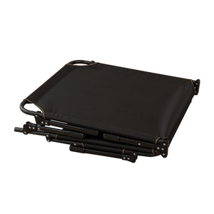 Campingbett klappbar FRAK 190 x 68 x 30 cm schwarz