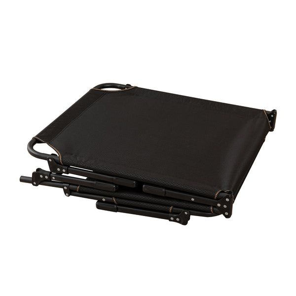 Campingbett klappbar FRAK 190 x 68 x 30 cm schwarz