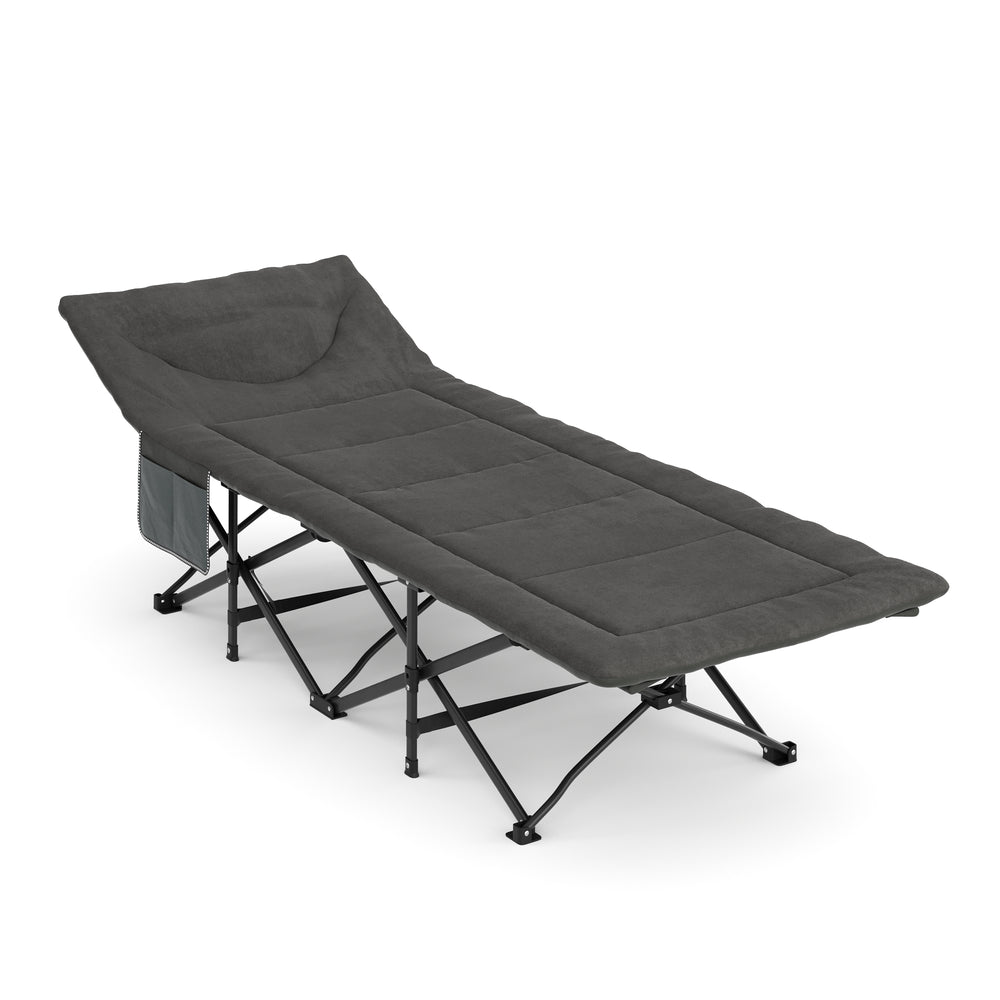Letto da campeggio pieghevole GERB 190 x 71 x 35 cm grigio