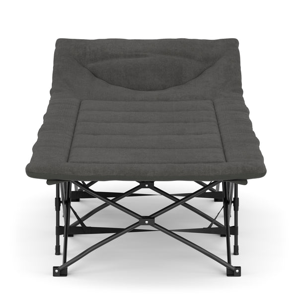 Campingbett klappbar GERB 190 x 71 x 35 cm grau