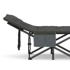 Campingbett klappbar GERB 190 x 71 x 35 cm grau