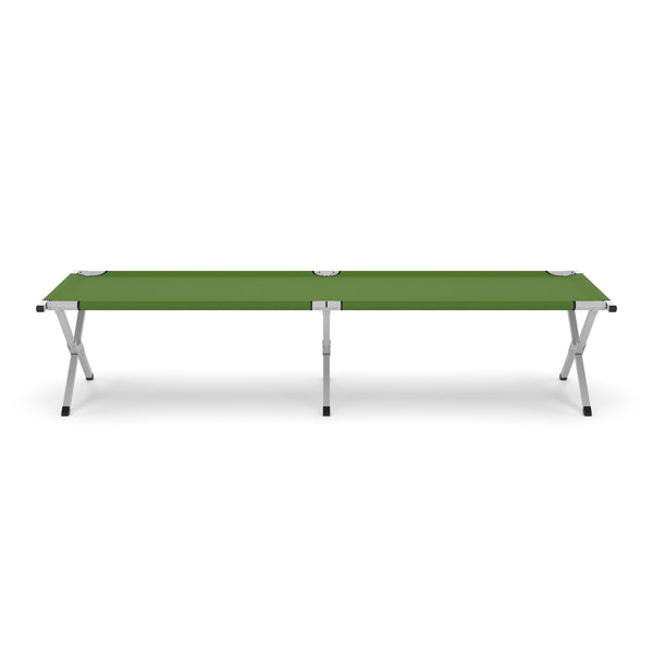 Letto da campeggio pieghevole verde