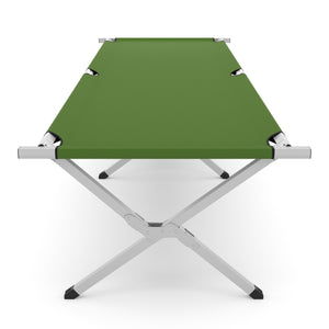 Letto da campeggio pieghevole verde