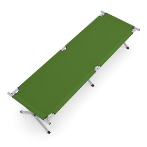 Letto da campeggio pieghevole verde