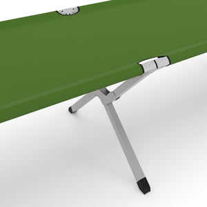 Letto da campeggio pieghevole verde