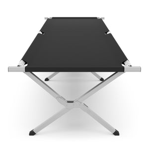Campingbett klappbar ALU schwarz