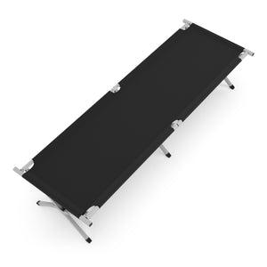 Campingbett klappbar ALU schwarz