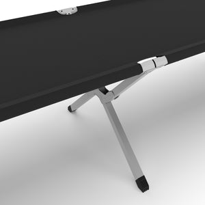 Campingbett klappbar ALU schwarz