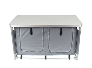 Campingküche grau 97 x 48 x 56.5 cm