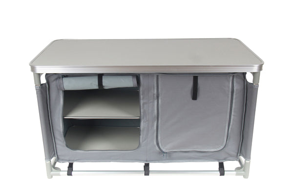 Campingküche grau 97 x 48 x 56.5 cm