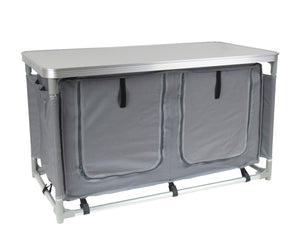 Campingküche grau 97 x 48 x 56.5 cm