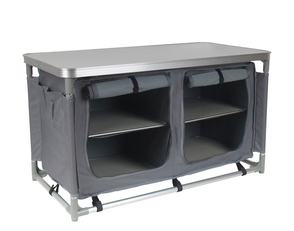 Campingküche grau 97 x 48 x 56.5 cm