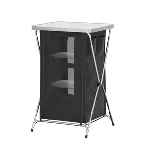 Campingküche schwarz 62 x 50 x 95 cm