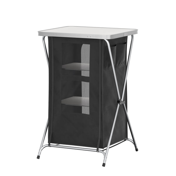 Campingküche schwarz 62 x 50 x 95 cm