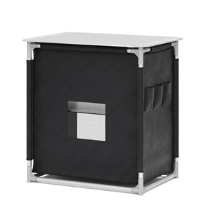 Campingküche schwarz 76 x 54 x 84 cm