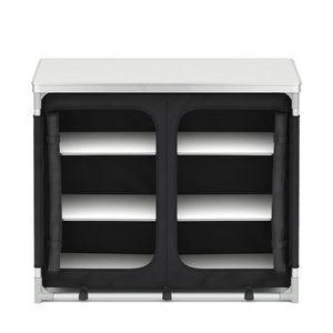 Cucina da campeggio nera 97 x 48 x 78 cm