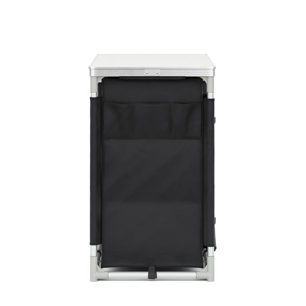 Cucina da campeggio nera 97 x 48 x 78 cm