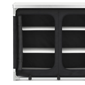 Cucina da campeggio nera 97 x 48 x 78 cm