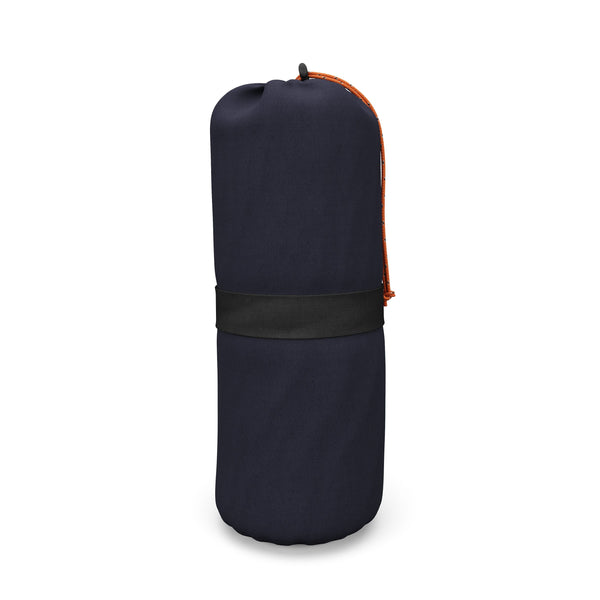 Materassino da campeggio con cuscino 195 x 60 x 5 cm blu scuro